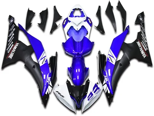Miniatura 12 de Molde de inyección negro mate brillante para Yamaha 2008-2016 YZF R6 nuevo kit pintado ABS plástico motocicleta carrocería mercado de accesorios