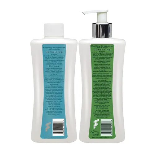 Miniatura 2 de NK Professional Care Tratamiento alisador de cabello con queratina, crema, vegano, para cuero cabelludo sensible, sin formaldehído, 15.2 fl oz, 15