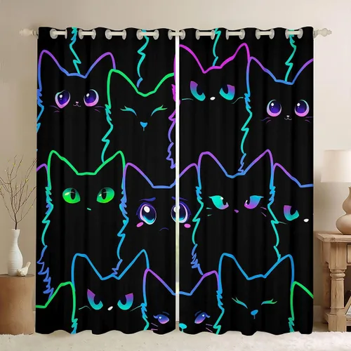 Miniatura 19 de Cortinas y cortinas de damasco turquesa para adultos, cortinas opacas barrocas victorianas antiguas, 2 paneles de 38 pulgadas de ancho x 54 pulgadas