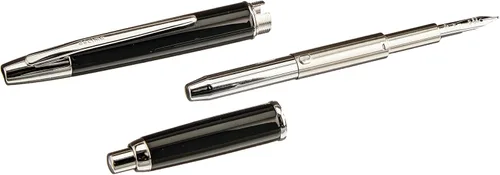 Miniatura 3 de Pilot Pluma estilográfica Decimo sin tapa, cuerpo negro, punta M (FCT-15SR-B-M)