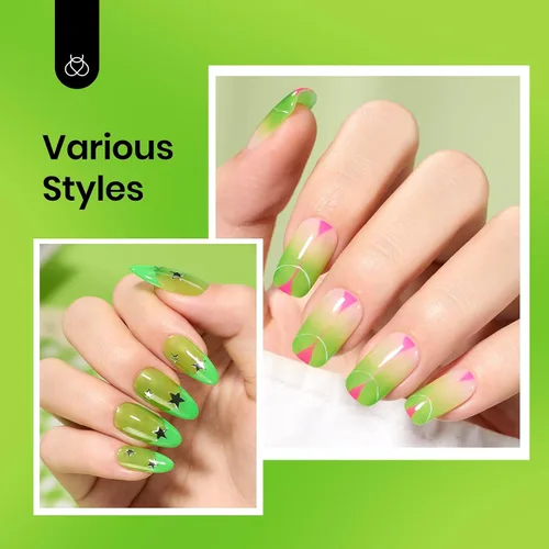 Miniatura 70 de Beetles - Esmalte de uñas de gel rosa claro, 0.5 fl oz, color rosa bebé, esmalte de gel que se absorbe con luz UV LED, arte de uñas de verano, salón