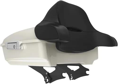 Miniatura 304 de King Tour Pack para Harley Alpine Green, cierre de paquete turístico, portaequipajes superior, soporte de montaje negro, placa de metal para Harley