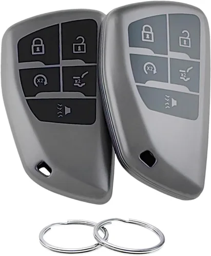 Miniatura 7 de Cubierta de llavero REPROTECTING TPU Compatible con Chevy Chevrolet Corvette Suburban Tahoe Equinox Traverse GMC Acadia Yukon Buick Envision