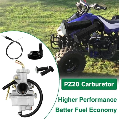 Miniatura 5 de FLYPIG Carburador con cable de agarre del acelerador para Honda PZ20 XR50R XR70R XR75 XL80S XR80R XL75 XL70 SL70 Z50R XR100R TaoTao NST SunL Kazuma
