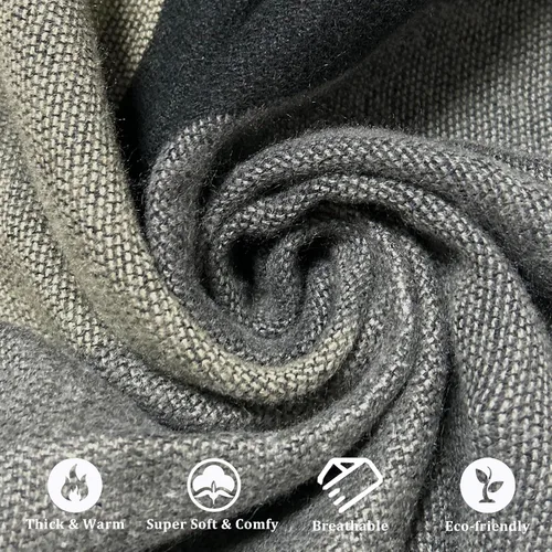 Miniatura 137 de Poncho chal para mujer, suéteres suaves y cálidos para mujer, parte delantera abierta, poncho de viaje para otoño, invierno y primavera