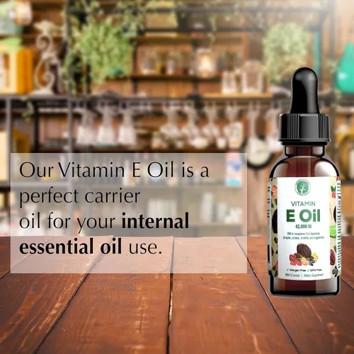 Miniatura 6 de Mother Nature's Essentials Vitamina E 21,000IU 1 Oz de 2 unidades. Ayuda a apoyar el sistema inmunológico natural del cuerpo, se utiliza por vía