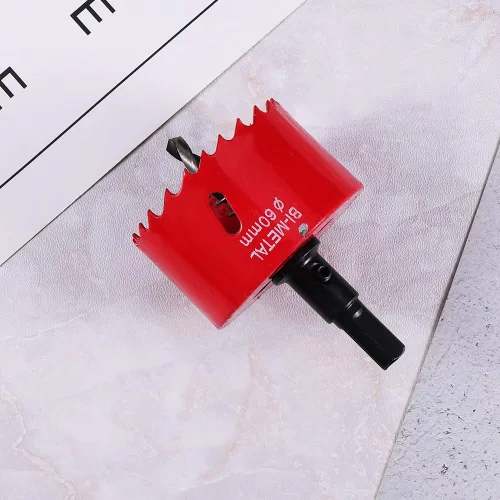 Miniatura 3 de Utoolmart Cortador de agujeros bimetálico 60mm/2.36" broca de sierra de agujero, 25mm/1" profundidad de corte de chapa de yeso círculo HSS cortador