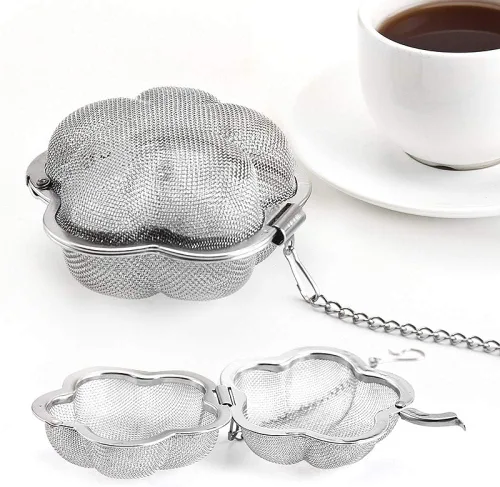 Miniatura 2 de Mayata 2pcs acero inoxidable malla fina condimento bola de cocina sopa especias guiso filtro herramienta de cocina bolsa de té de metal bola de té