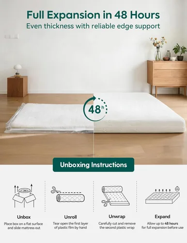 Miniatura 7 de BABELIO Colchón transpirable para cuna, de doble cara, espuma viscoelástica, impermeable, funda extraíble y lavable a máquina, para niños pequeños