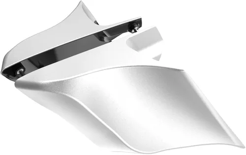 Miniatura 12 de Advanblack Barracuda - Cubiertas laterales estiradas plateadas (brillantes), paneles extendidos para Harley Touring Street Glide Road Glide Electra