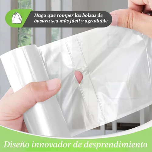 Miniatura 4 de Teivio - Bolsas de basura pequeñas de 0.5 galones de 11 x 12 pulgadas, pequeñas bolsas de plástico para cubos de basura de escritorio/perros