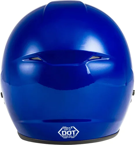 Miniatura 2 de GMAX OF-2 DOT - Casco abierto aprobado por DOT, tamaños para adultos y jóvenes, motocicleta, ATV, UTV Azul