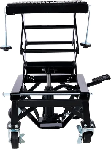 Miniatura 3 de 300LBS Hidráulica Motocicleta Scissor Jack Mesa Elevadora, 13.4-36.2" (negro)
