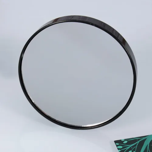 Miniatura 3 de Espejo de maquillaje compacto con ventosas, espejo portátil redondo para viajes y baño para aplicación cosmética detallada y eliminación