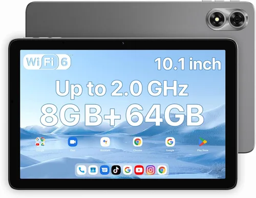 UMIDIGI G1 Tab Tablet 2025, 8(4+4) GB+64GB 1TB Expand, WiFi 5G/2.4G, Tablet de 10.1 pulgadas HD Diseño Premium Sensación de Seda hasta 2.0 GHz,