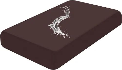 Miniatura 22 de Smiry Fundas de cojín impermeables para sofá, funda elástica y lavable, funda de cojín suave elástica antideslizante para muebles para mascotas