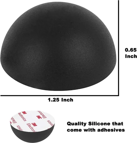 Miniatura 2 de Protectores de silicona hemisferio de 1.25 pulgadas, pies de aislamiento, almohadillas de goma antideslizantes con almohadillas de aislamiento