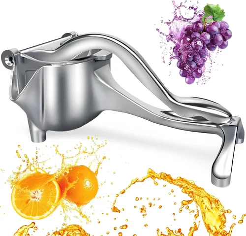 Exprimidor manual manual de mano de aleación de aluminio Exprimidor extractor exprimidor para frutas como limas, limones, mandarinas, cítricos,