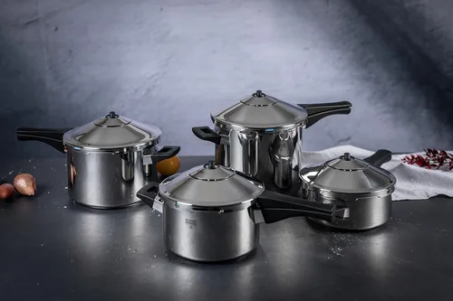 Miniatura 5 de Kuhn Rikon, olla de presión, de acero inoxidable., Plateado