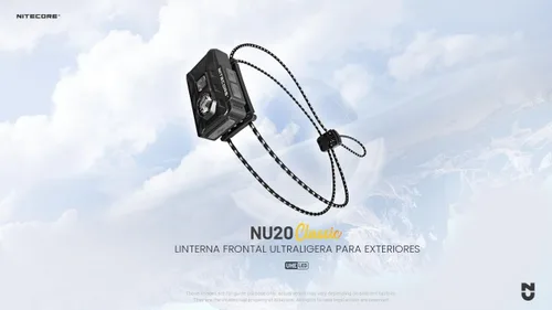 Miniatura 5 de Nitecore NU20 - Linterna frontal ultraligera clásica, 360 lúmenes, USB-C, recargable, ligera, para mochileros, campamentos, correr con luz blanca