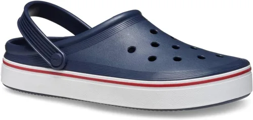 Miniatura 7 de Crocs Zuecos unisex para adultos con plataforma fuera de la cancha Azul marino