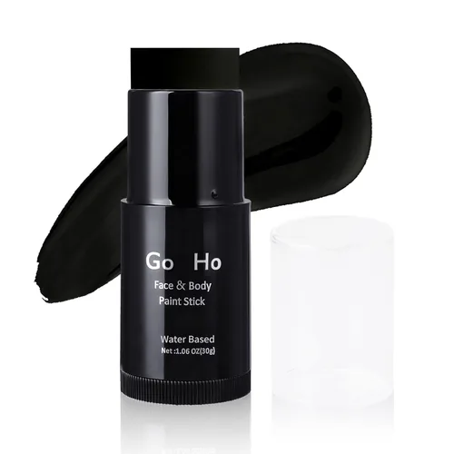 Miniatura 27 de Go Ho Amazon - Barra de pintura facial verde a base de agua, lavable, no tóxica, cobertura completa, pintura corporal en crema para disfraces