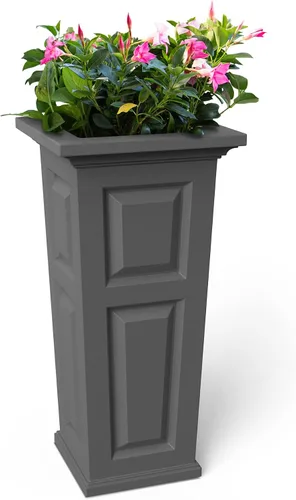 Miniatura 11 de Mayne Valencia - Maceta de 30 pulgadas de alto, resistente a la intemperie, para flores, diseño duradero para interiores y exteriores, para patio