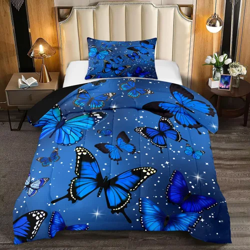 Miniatura 22 de Juego de edredón de 3 piezas con 2 fundas de almohada, tamaño Queen, diseño africano de DJ Girl de microfibra suave, regalo para mujeres y niñas