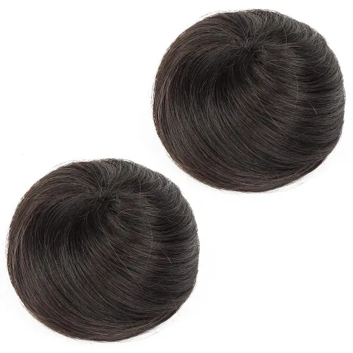 Miniatura 27 de 2 extensiones de moño de cabello, accesorio de peluca, extensiones de cabello rizado y ondulado, extensiones de cabello recogido, extensión de moño
