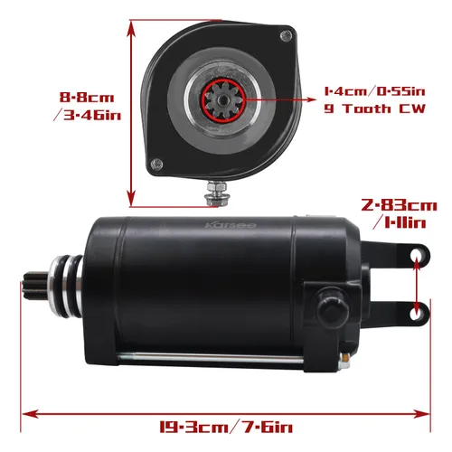 Miniatura 6 de KARSEE Motor de arranque 420893830 repuesto para Sea-Doo Spark 2 Ace 900 Spark TRIXX GTI/GTR/GTS 90 Ace 900 para Can-Am Maverick X3 Turbo/Max