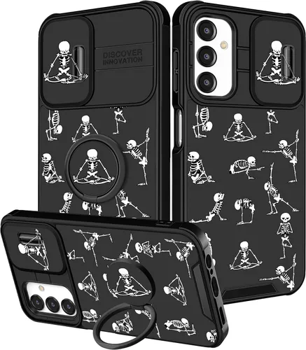 Miniatura 222 de Funermei Funda para teléfono Samsung Galaxy Note 10 Plus – Funda femenina bonita para niñas, diseño inspirador estético con funda para cámara