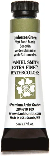 Daniel Smith 284610109 Tubo de acuarela extrafino, 0.2 fl oz, verde submarino