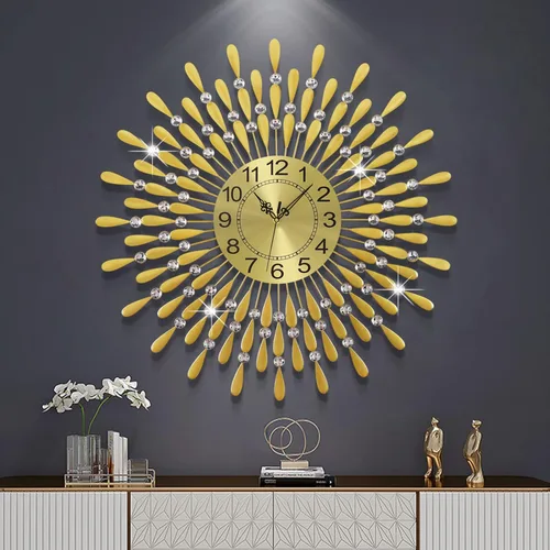 Miniatura 14 de Reloj de Pared Grande Sin Tictac Silencioso Relojes Grandes Modernos Relojes de Pared Decorativos para Sala de Estar Comedor Decoración de Negro