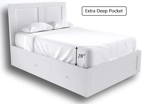Miniatura 3 de Juego de funda de edredón, sábana bajera y fundas de almohada, juego de ropa de cama de 4 piezas, hecho de 100% algodón Giza egipcio de ensueño