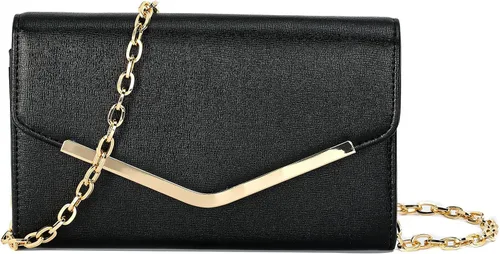 Miniatura 18 de Bolso de mano para mujer, bolso de mano con cadena desmontable para bodas y fiestas