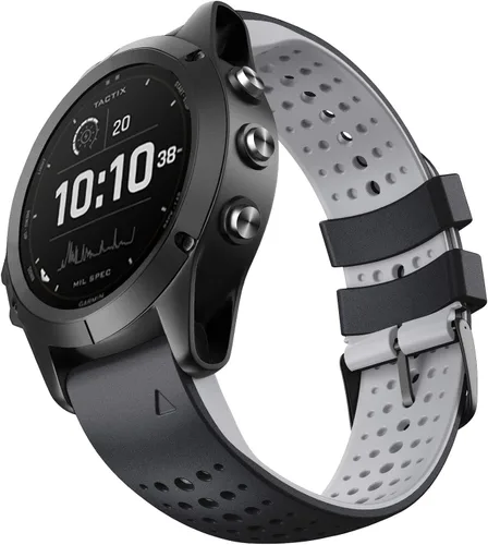 Miniatura 15 de NotoCity Correa de reloj de silicona de 0.866 in para Garmin Fenix 6, banda de ajuste rápido de 0.866 in para Fenix 8/8 Pro 1.850 in/Fenix 7/Fenix