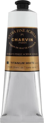 Miniatura 172 de Charvin Pintura acrílica profesional extrafina – verde absenta, tubo de 2.1 fl oz, pigmentos de triple fresado, resistente a la luz, pinturas