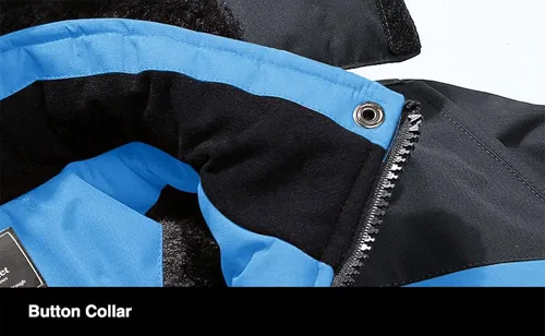 Miniatura 4 de MAGCOMSEN - Chaqueta de invierno para hombre, impermeable, abrigada, con forro polar y múltiples bolsillos