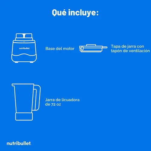 Miniatura 11 de nutribullet Power Core™ Licuadora, potencia máxima de 1400 W, batidos, hielo triturado y frutas congeladas, licuadora de encimera