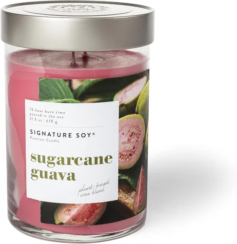 Miniatura 37 de Signature Soy Vela perfumada con tapa de roble de vainilla en tarro grande Roble Vain