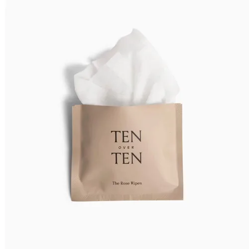 Miniatura 2 de tenoverten - The Rose Wipes - Paños quitaesmalte de uñas sin acetona Cuidado de uñas limpio, natural y no tóxico (1 caja, 6 toallitas)