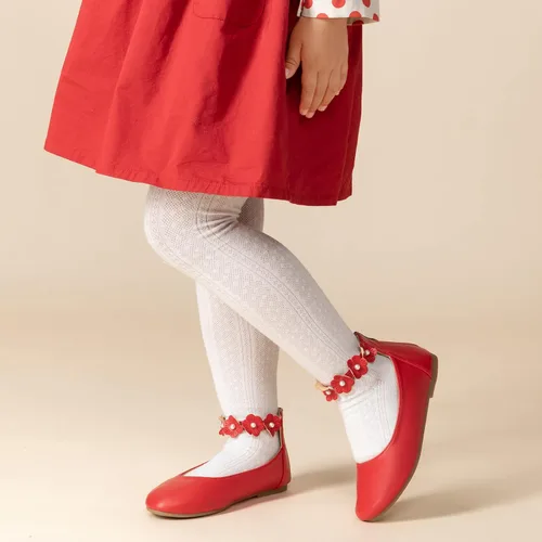 Miniatura 3 de Trary Zapatos de vestir para niñas con correa de tobillo, zapatos Mary Jane para niña, zapatos planos de ballet para niños pequeños, niños grandes
