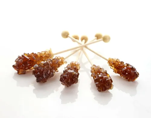 Miniatura 4 de Palitos de azúcar morena envueltos individualmente, perfectos para té de café y bebidas, palitos de barista y cristales de caramelo de roca, 25