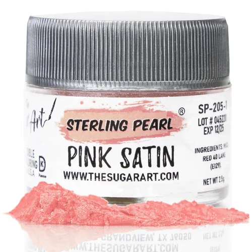 Miniatura 5 de The Sugar Art - Sterling Pearl - Brillo en polvo comestible para decorar pasteles, cupcakes, cake pops y más, aplica brillo en polvo a tus dulces