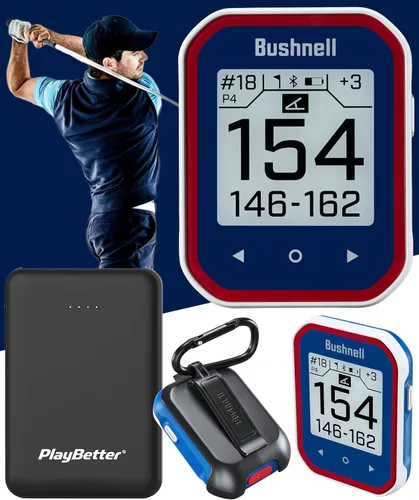 Miniatura 12 de Bushnell Phantom 3 (negro) Slope Golf GPS Handheld Bundle - Pantalla táctil, reconocimiento automático de campo y agujeros, entrada de puntuación