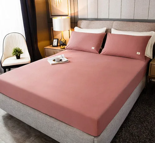 Miniatura 11 de Sábana bajera ajustable elástica de 100 % algodón, con bolsillo extra profundo, sábana bajera ajustable para cama individual