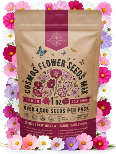 Miniatura 11 de Paquete de Semillas de Mezcla de Girasol 4 oz - Más de 5,100 Semillas de Girasol Reliquia No-GMO para Plantar, Flores Anuales en Paquete de Semillas