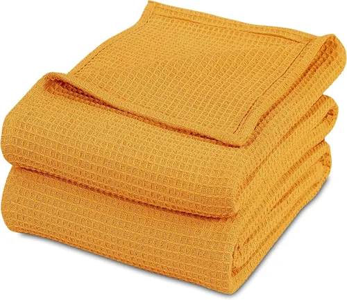 Miniatura 14 de Lujoso tejido de punto gofre de algodón peinado súper suave, acogedor, cálido, transpirable, ligero, elegante, para todas las estaciones, tamaño Gris