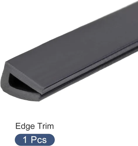Miniatura 7 de METALLIXITY Moldes de borde (3.28 pies), 1 unidad, canal U de silicona para tira de sellado de borde de 0.004-0.059 in, para ventanas de puertas
