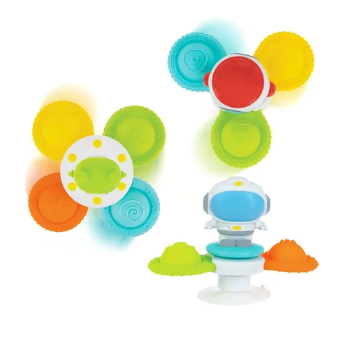 Miniatura 14 de Nuby Penguin Slide - Juego de juguetes de baño con 4 chorros de baño, juguetes de baño para bebés para niños y niñas de 12 meses en adelante